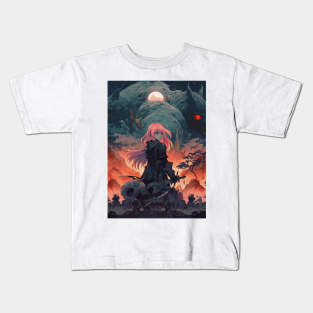 Dark Fantasy Anime Kids T-Shirt